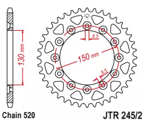 Rozeta J.T.0245/2-520-50