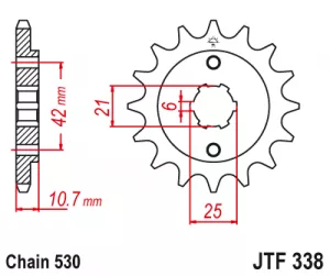 Kolečko J.T.338-530-16