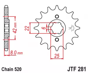 Kolečko J.T.281-520-13