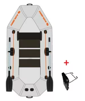 Čln Kolibri K-220T šedý lamelová podlaha