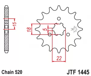 Kolečko J.T.1445-520-12