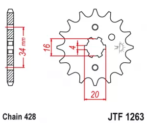 Kolečko J.T.1263-428-15