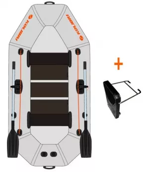 Čln Kolibri K-280T šedý lamelová podlaha