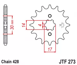 Kolečko J.T.273-428-14