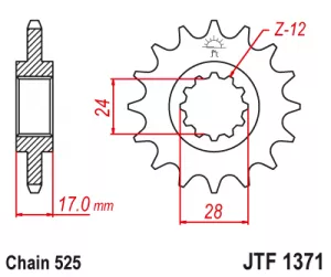 Kolečko J.T.1371-525-14