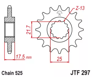 Kolečko J.T.297-525-15