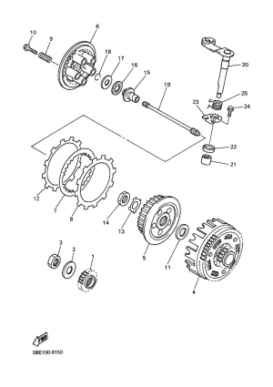 PRIMARY DRIVEN GEAR COMP.