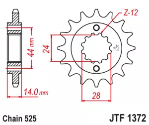 Kolečko J.T.1372-525-17