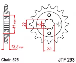 Kolečko J.T.293-525-15