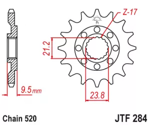 Kolečko J.T.284-520-13