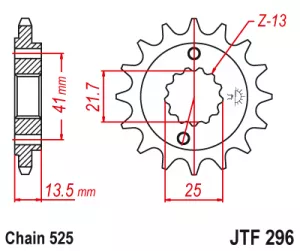 Kolečko J.T.296-525-15