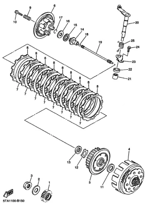 PRIMARY DRIVEN GEAR COMP.