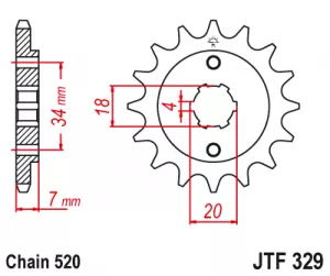 Kolečko J.T.329-520-13